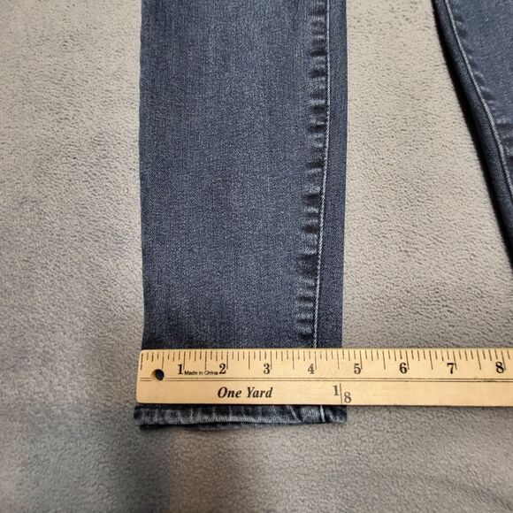 Gap Jeans Womens 6 Blue Universal Jegging Distressed Stretch Denim - Picture 5 of 10